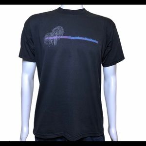 Vintage black fireworks Illumination t-shirt